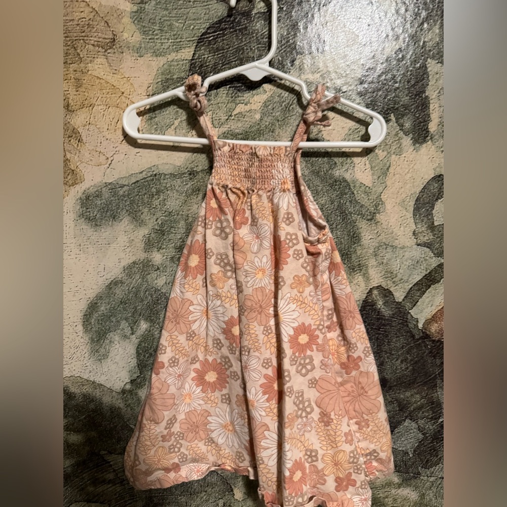 The Little Co | Pink Floral Sundress | 18-24 months